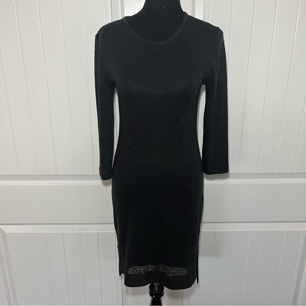 Rag & Bone 3/4 sleeve dress 
Dark charcoal gray colored.